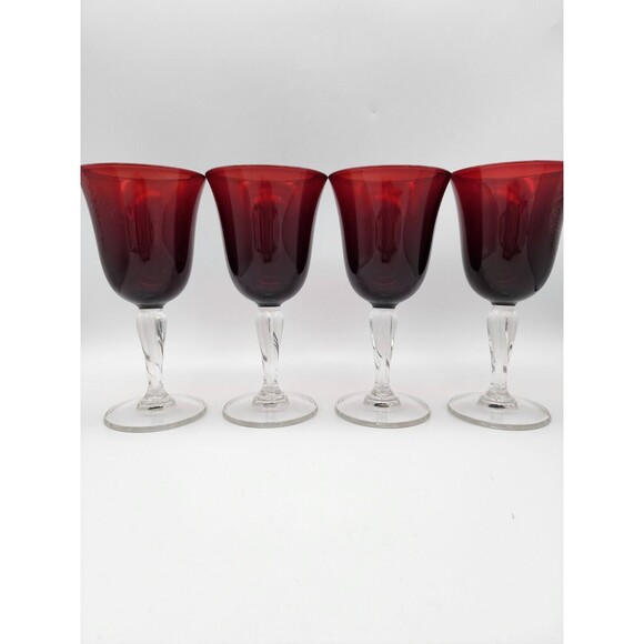 Luminarc Red Wine Glasses Goblets Casual Settings Set of 4 10.25 oz NIB USA - Picture 13 of 13